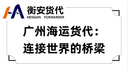 广州海运货代：连接世界的桥梁